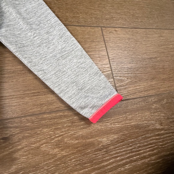 Under Armour UA Storm Hooded Sweatshirt, Logo, Heather Gray, Athletic, YSM Girls - Picture 4 of 14